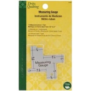 Dritz Quilting 14 In 1 Measuring Gauge